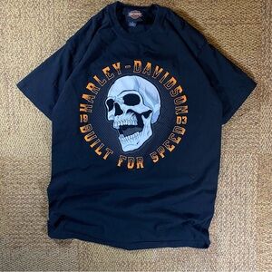 Vintage Harley-Davidson St. Augustine Pirate Skull Black Tee